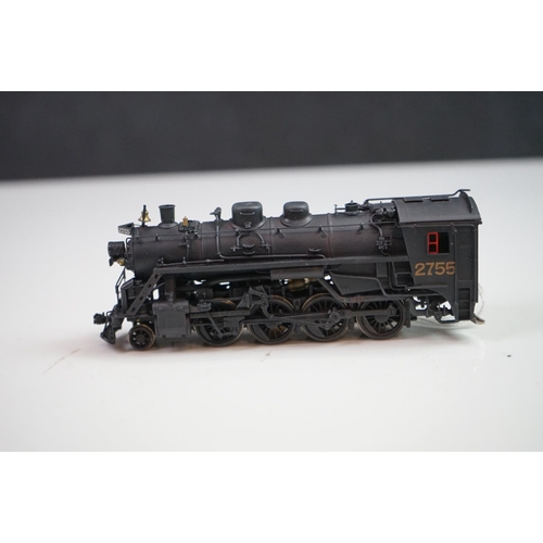 96 - Boxed VH Scale Models HO gauge CNR2-8-0 N5d Consol 2755 Canadian National Railways brass locomotive ... 