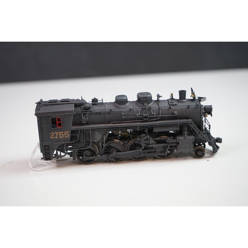 96 - Boxed VH Scale Models HO gauge CNR2-8-0 N5d Consol 2755 Canadian National Railways brass locomotive ... 