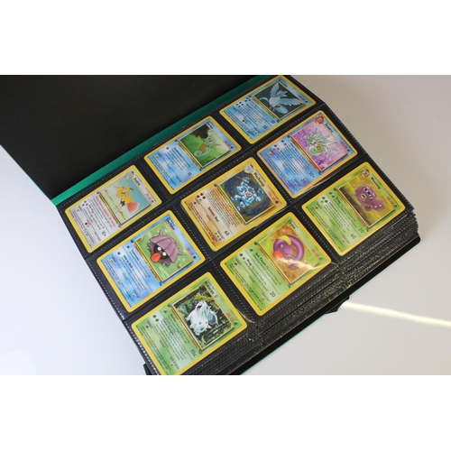 365 - Pokemon - A binder of Pokemon Trading Cards featuring Mewtwo, Machamp, Jungle Snorlax, Jolteon, Foss... 