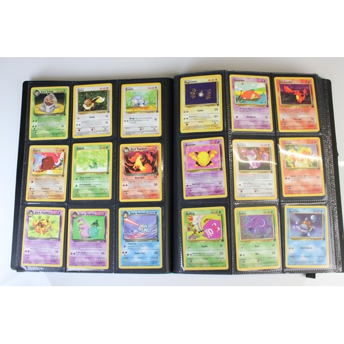 365 - Pokemon - A binder of Pokemon Trading Cards featuring Mewtwo, Machamp, Jungle Snorlax, Jolteon, Foss... 