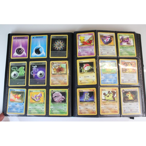 365 - Pokemon - A binder of Pokemon Trading Cards featuring Mewtwo, Machamp, Jungle Snorlax, Jolteon, Foss... 