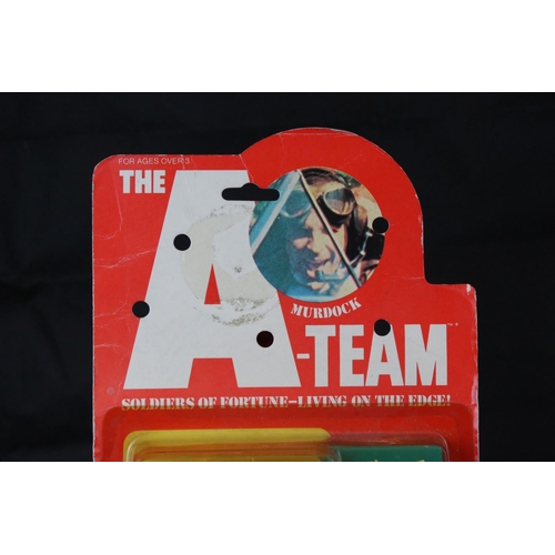 367 - Carded Galoob A Team Murdock figure, light discolouring to bubble, creasing and marks to card, bubbl... 