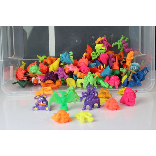 374 - Collection of 80/ 90s small plastic toys featuring Monster In My Pocket and Miniature Boglins