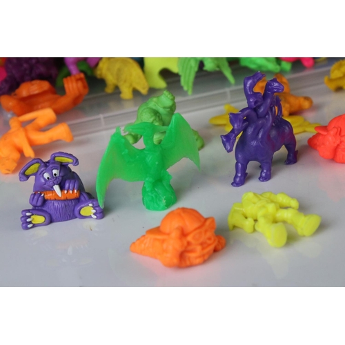 374 - Collection of 80/ 90s small plastic toys featuring Monster In My Pocket and Miniature Boglins