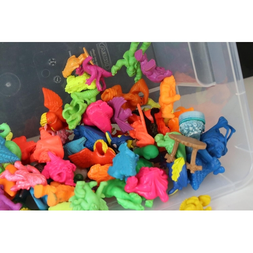 374 - Collection of 80/ 90s small plastic toys featuring Monster In My Pocket and Miniature Boglins