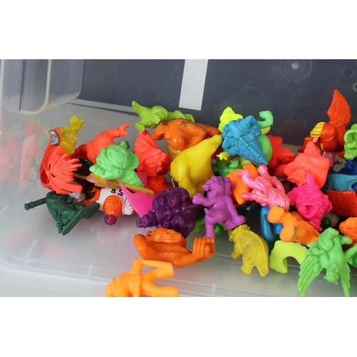 374 - Collection of 80/ 90s small plastic toys featuring Monster In My Pocket and Miniature Boglins