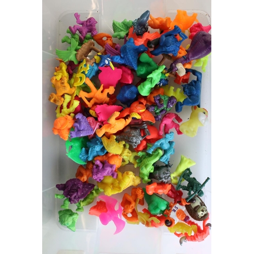 374 - Collection of 80/ 90s small plastic toys featuring Monster In My Pocket and Miniature Boglins