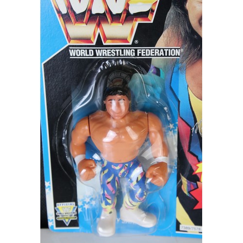 377 - WWF / WWE Wrestling - Original carded Hasbro WWF Marty Jannetty figure in vg condition