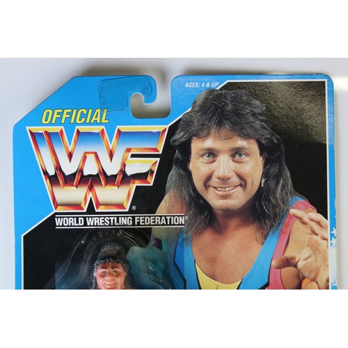 377 - WWF / WWE Wrestling - Original carded Hasbro WWF Marty Jannetty figure in vg condition