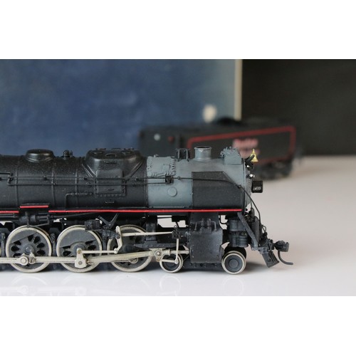 303 - Boxed Olympia HO gauge Boston & Maine Class R1-d 4-8-2 4113 locomotive & tender, painted, appearing ... 