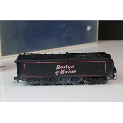 303 - Boxed Olympia HO gauge Boston & Maine Class R1-d 4-8-2 4113 locomotive & tender, painted, appearing ... 