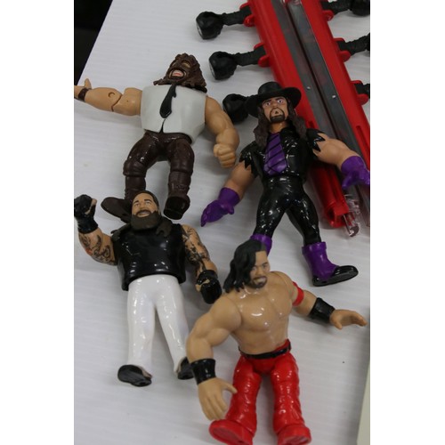 500a - Collection of contemporary WWF / WWE figures mainly Mattel to include Elite examples, plus Hasbro re... 