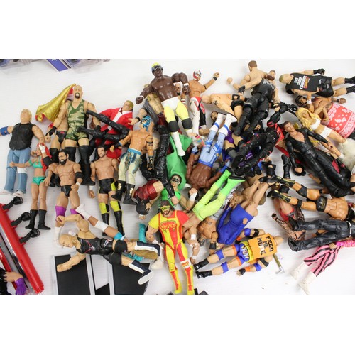 500a - Collection of contemporary WWF / WWE figures mainly Mattel to include Elite examples, plus Hasbro re... 