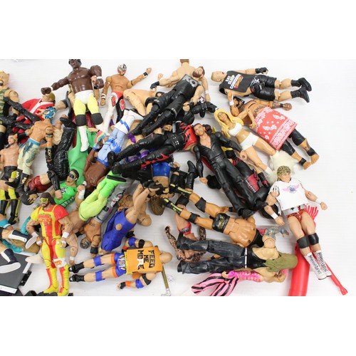 500a - Collection of contemporary WWF / WWE figures mainly Mattel to include Elite examples, plus Hasbro re... 