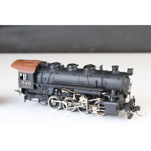 299 - Gem / Akane Chicago Burlington Quincy Class F7 0-8-0 Switcher brass locomotive with tender (Japan), ... 