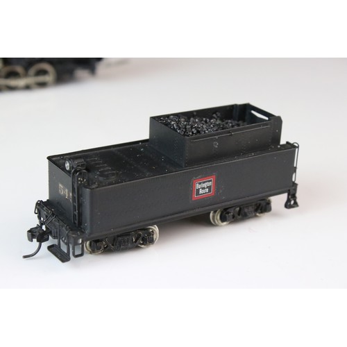 299 - Gem / Akane Chicago Burlington Quincy Class F7 0-8-0 Switcher brass locomotive with tender (Japan), ... 