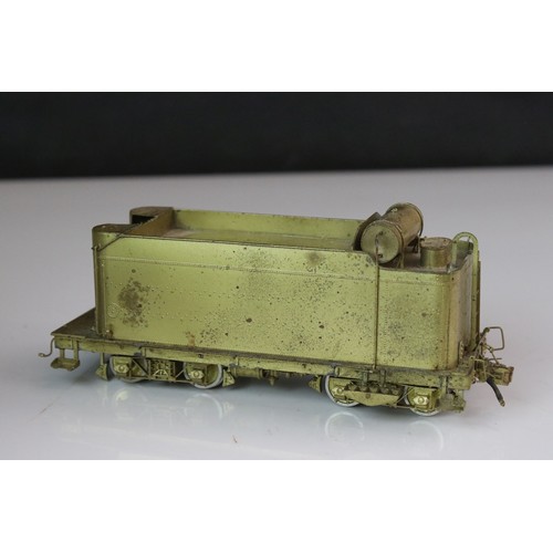 301 - Sunset Models HO gauge D & RGW 2-8-0 brass locomotive & tender by Samhongsa, unpainted, no gearbox, ... 