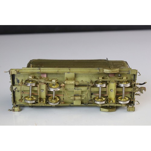 301 - Sunset Models HO gauge D & RGW 2-8-0 brass locomotive & tender by Samhongsa, unpainted, no gearbox, ... 