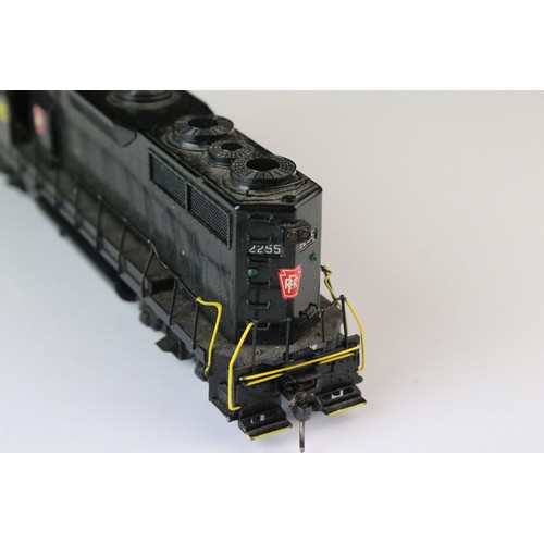 306 - Four Tenshodo HO gauge PPR Diesel brass locomotives, all painted, good overall with some wear