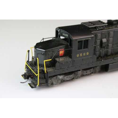 306 - Four Tenshodo HO gauge PPR Diesel brass locomotives, all painted, good overall with some wear