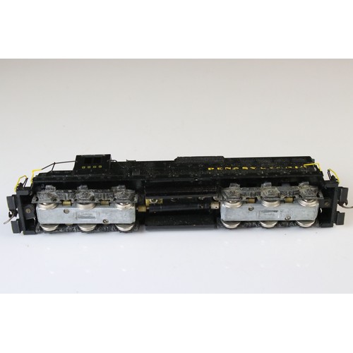 306 - Four Tenshodo HO gauge PPR Diesel brass locomotives, all painted, good overall with some wear