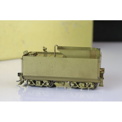 313 - Boxed NorthWest Short Line HO gauge brass CMS&P Prairie Class K-1 2-6-2 with clear vision tender, un... 