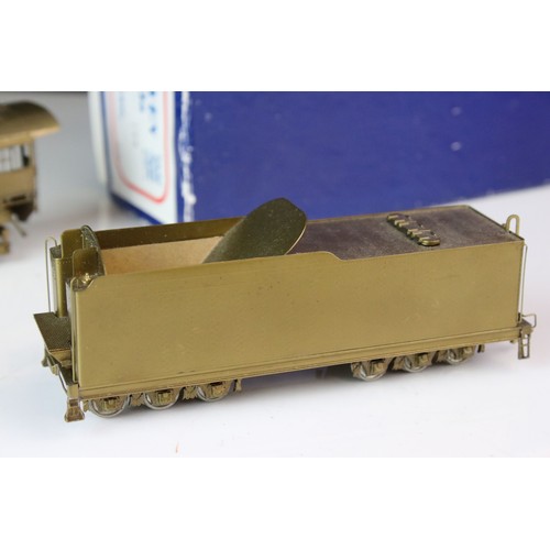 314 - Boxed Custom Brass NJ HO gauge New Haven Class R-3a 4-8-2 ST-218 (Korea), unpainted, appearing excel... 