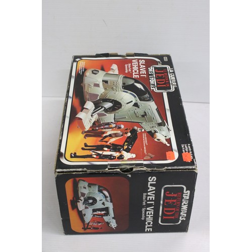 399 - Star Wars - Original boxed Palitoy Star Wars Return of the Jedi Slave 1 vehicle, in gd condition and... 