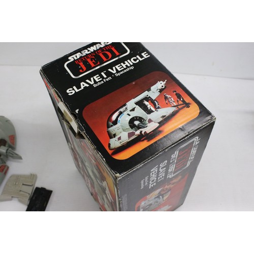 399 - Star Wars - Original boxed Palitoy Star Wars Return of the Jedi Slave 1 vehicle, in gd condition and... 