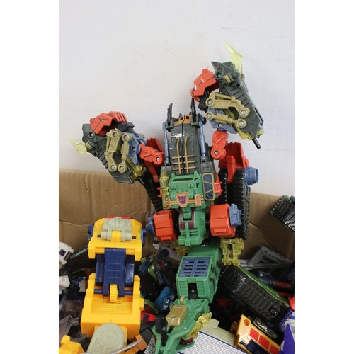 465A - Large collection of playworn circa 2000's Hasbro Transformers, featuring Armada and Energon, to incl... 