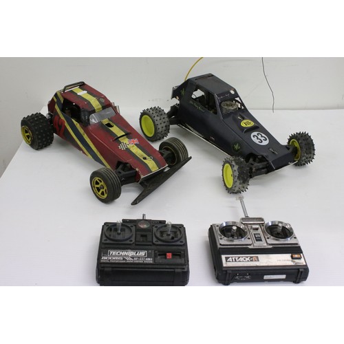 524 - Two Mardave circa 1970/80s r/c cars with accessories, good examples in well used condition