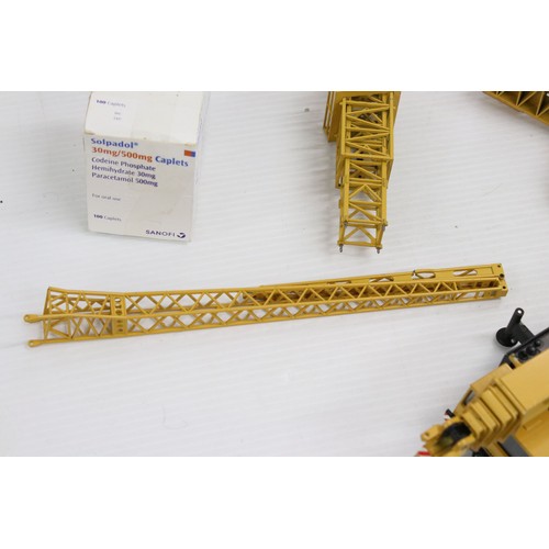 1254a - Conrad Liebherr Mobile Tower Crane diecast construction model, appearing gd