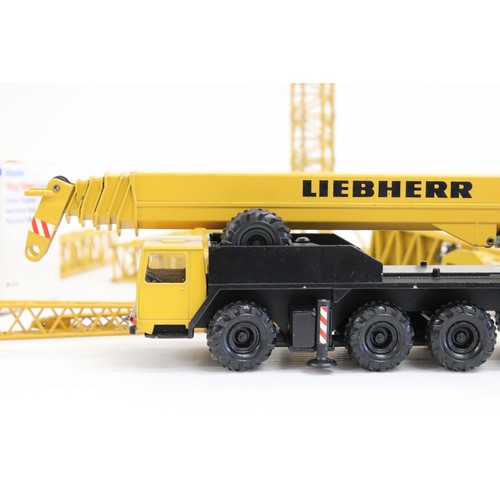 1254a - Conrad Liebherr Mobile Tower Crane diecast construction model, appearing gd