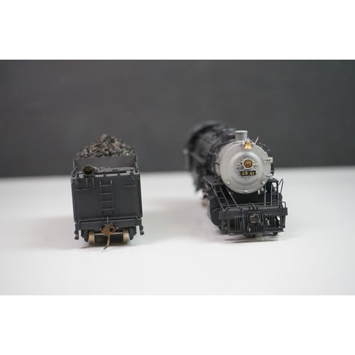 218 - Boxed Gem Models HO gauge MO-101 RDG 110S 2-8-0 2041 brass locomotive & tender (Japan), painted, app... 