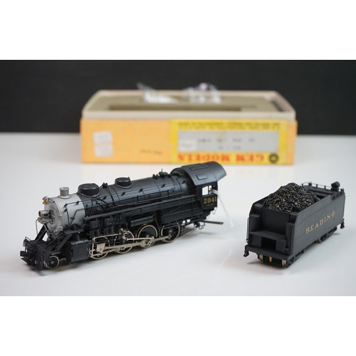 218 - Boxed Gem Models HO gauge MO-101 RDG 110S 2-8-0 2041 brass locomotive & tender (Japan), painted, app... 