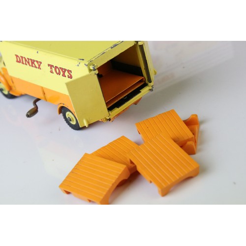 1048 - Dinky Supertoys 930 Bedford Pallet Jetka Van with Dinky Toys decals, with 5 x pallet accessories, sh... 