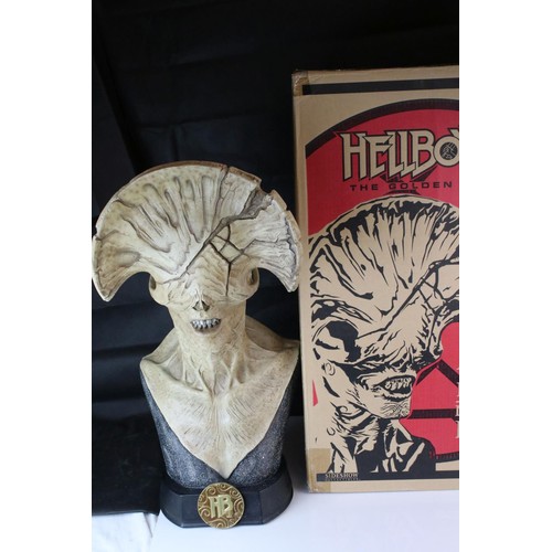 513 - Boxed Sideshow Collectables limited edition Hellboy II: The Golden Army Angel of Death life size bus... 