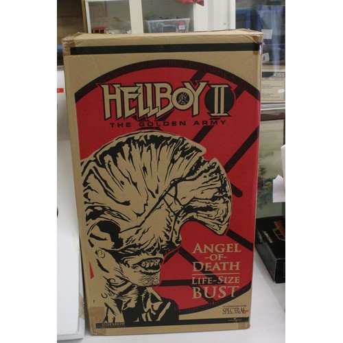 513 - Boxed Sideshow Collectables limited edition Hellboy II: The Golden Army Angel of Death life size bus... 