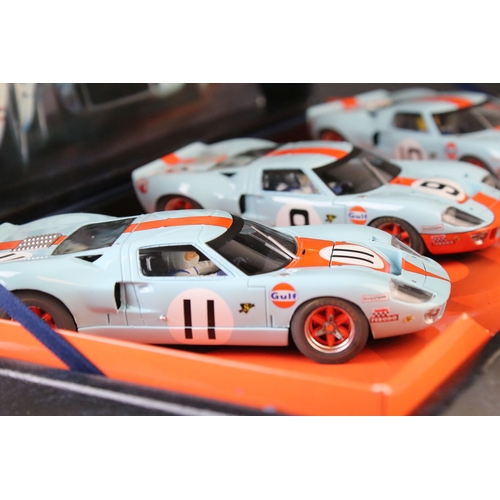 1030 - Two boxed Fly Car Model slot car sets to include Historical Teams Collection Team Gulf GT40 24 Hr Le... 