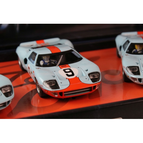 1030 - Two boxed Fly Car Model slot car sets to include Historical Teams Collection Team Gulf GT40 24 Hr Le... 