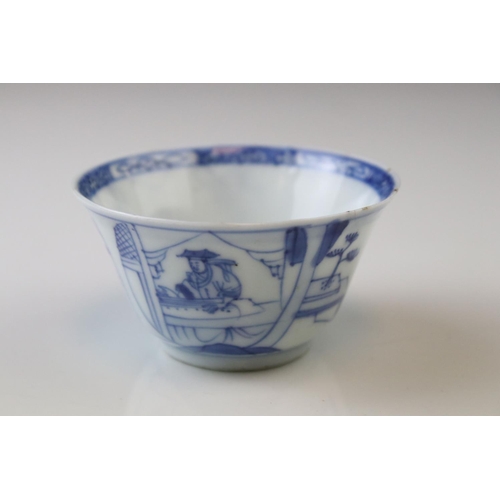 34 - A group of ceramics to include pair of miniature Dresden planters with dishes 19th century tureen ju... 