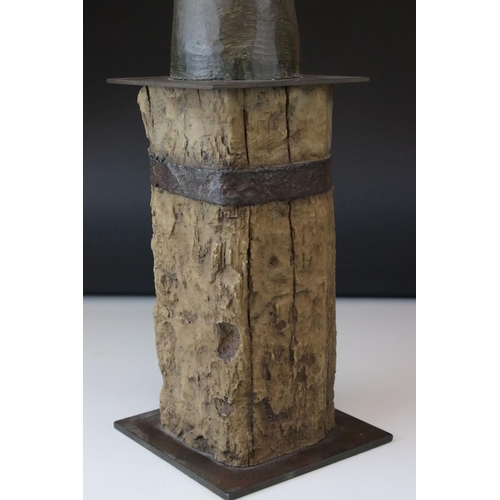 150 - A Lorenzo Quinn bronze resin Sculpture titled In Perspective with COA artist proofs number 1 of 49.