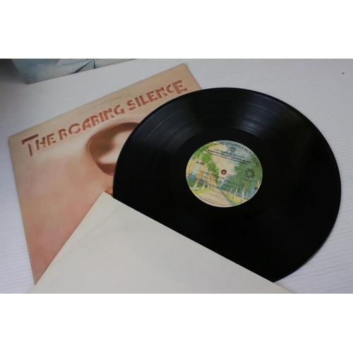 114 - Vinyl - Four Manfred Mann's Earth Band LPs to include The Best of..., The LPs Roaring Silence, Watch... 