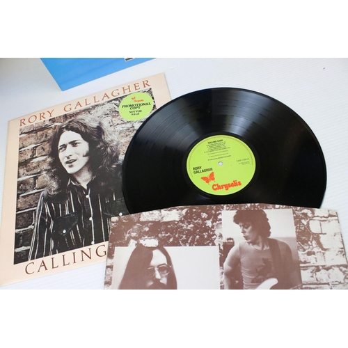 122 - Vinyl - Five Rory Gallagher LPs to include Blueprint, Calling Card, Photo Finish, Stage Struck and J... 