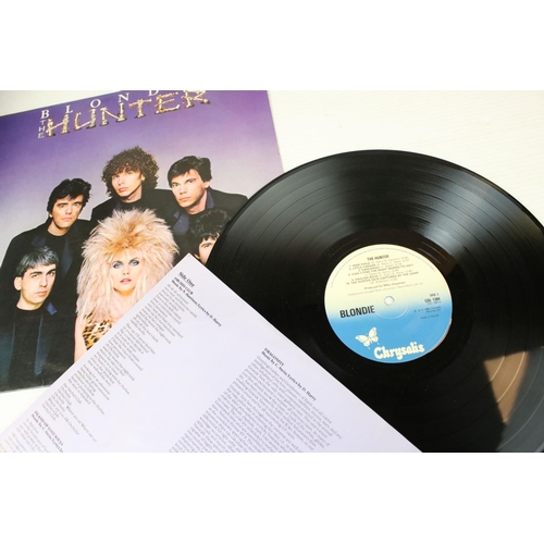 82 - Vinyl - Five Blondie LPs to include self titled CHR1165, Plastic Letters CHR1166, Eat to the Beat CD... 