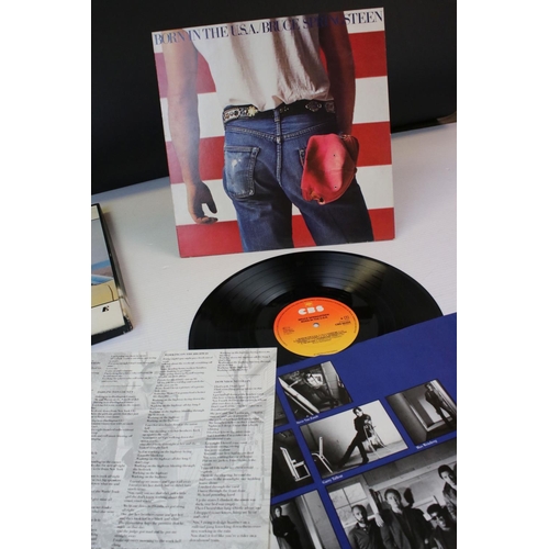 170 - Vinyl - Five Bruce Springsteen LPs plus The Live 1975-1985 Box Set, LPs include Tunnel of Love, Dark... 