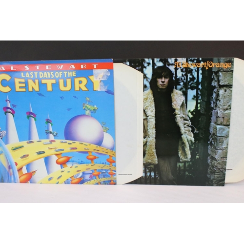 177 - Vinyl - Eight Al Stewart LPs to include 24 Carrots, Live, Last Days of the Century, Past Present & F... 