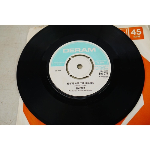 52 - Vinyl - Timebox Yellow Van (Deram DM 271) Demo.  Release date shown 3.10.1969, light blue Deram labe... 