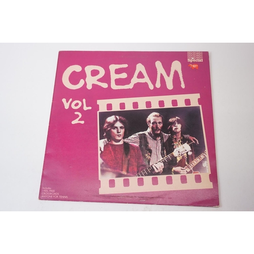 149 - Vinyl - Four Cream LPs to include Live Cream, Cream Volumes 1 & 2 on Polydor 2384067 and RSC 2479701... 