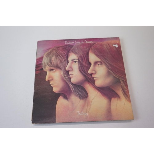 157 - Vinyl - Six Emerson Lake Palmer LPs to include self titled, Tarkus, Trilogy, Pictures at an Exhibiti... 